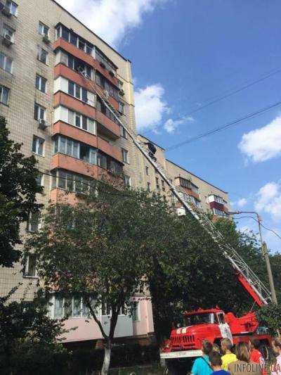 Жуткий пожар в Киеве унес жизнь ребенка