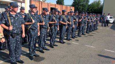 Полицейские, охранявшие общественный порядок в Калиновке вернулись на места своей дислокации