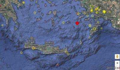 Вблизи Греции произошло землетрясение магнитудой пять баллов