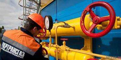Украина увеличила транзит газа на 18,5%