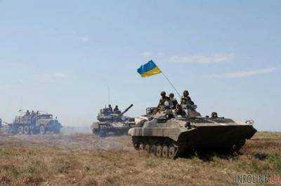 Украинские военные в зоне отвода вооружения тренировались стрелять из танка