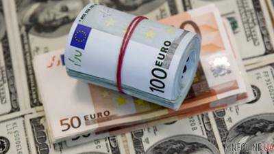 В Украине резко упал курс евро