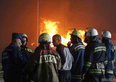 Причиной возгорания бывшей нефтебазы в Василькове могла быть попытка ограбления