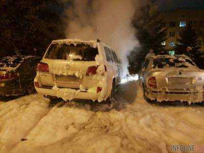 В Харькове неизвестные подожгли машину прокурора