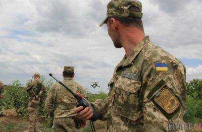 За прошедшие сутки в АТО погиб один украинский военный, еще 4 ранены