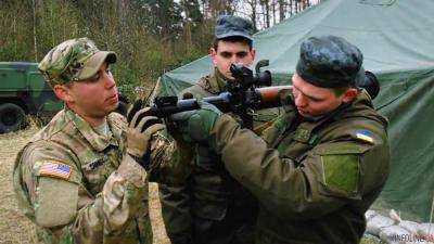 Американское оружие в руках украинских воинов - не для наступления