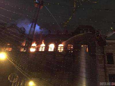 Пожар в центре Киева ликвидирован