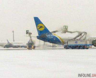 Непогода не повлияла на работу аэропортов в Украине