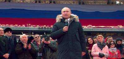 “Слава Украине” в “Лужниках”: Путин не расслышал. Видео