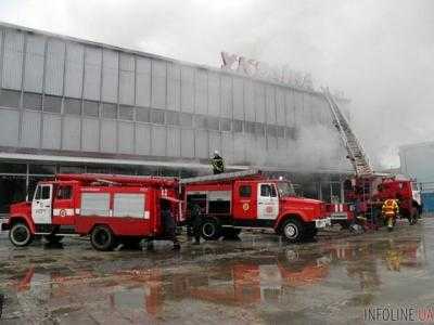 Пожар в торговом центре на Закарпатье ликвидировали