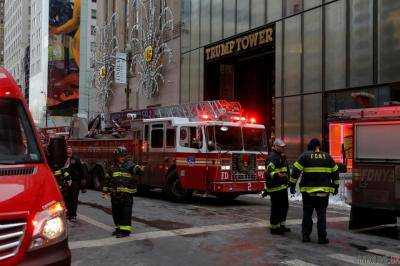 В здании Trump Tower произошел пожар, есть погибший