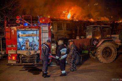 Масштабный пожар в центре Днепра: все подробности
