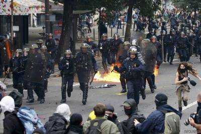 Протесты во Франции: задержаны почти 20 человек