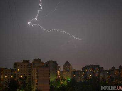 В Киеве сегодня ожидается дождь с грозой