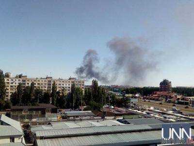 Крупный пожар под Киевом: загорелся склад с вторсырьем