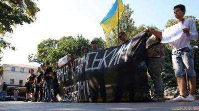 В Одессе прошла акция в поддержку Сенцова