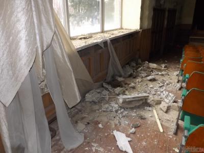 В школе в Днепропетровской области обвалился потолок