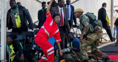 Покушение на президента Зимбабве: десятки пострадавших
