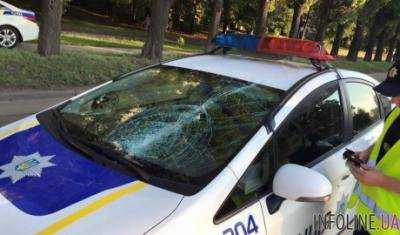 В Харькове водитель врезался в авто полицейских, когда пытался сбежать