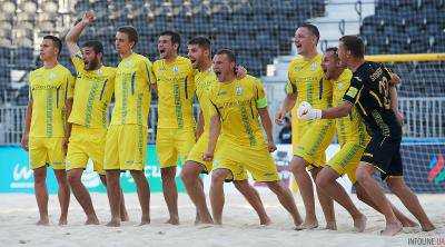 Украина во второй раз уступила в суперфинале Евролиги-2018 по пляжному футболу