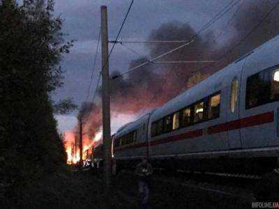 В Германии на ходу загорелся поезд: эвакуировали 500 пассажиров