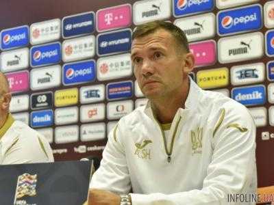 Шевченко отметил положительные изменения в сборной Украины
