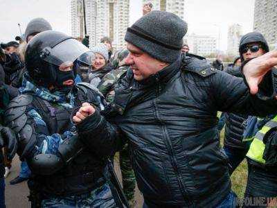 В Москве с задержаниями прошли акции националистов