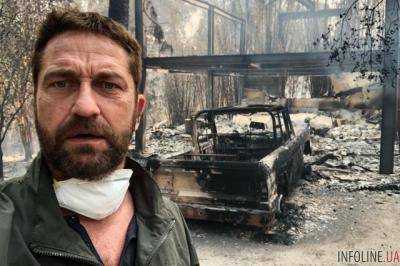 Пожар в Калифорнии уничтожил дом известного актера Джерарда Батлера