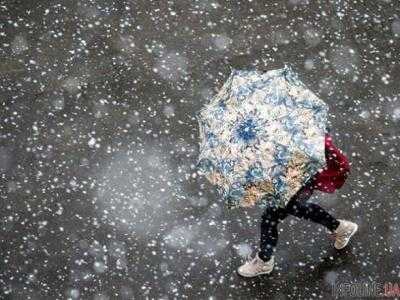 В Украине  в среду ожидается мокрый снег и дождь