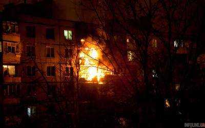Девятиэтажка горела в Тернополе, более 40 человек эвакуировали
