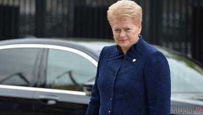 В связи с визитом президента Литвы Дали Грибаускайте перекроют центр столицы