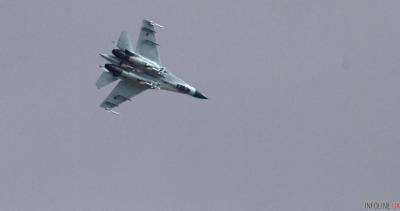 Во время плановых полетов разбился самолет Су-27, пилот погиб