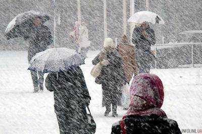 Завтра в Киеве сильная гололедица с мокрым снегом