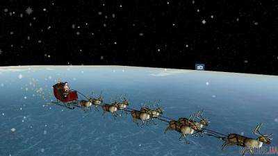 Санта-Клаус пролетел над миром