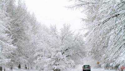 В Украину идут сильные снегопады и метели