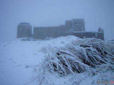 Шесть областей Украины продолжает засыпать снегом