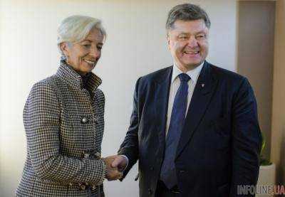 Глава МВФ сделала заявление после встречи с Порошенко