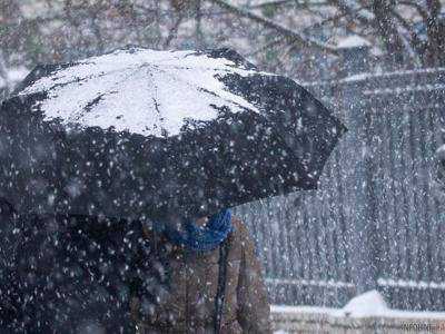 Завтра в Украине ожидается снег и гололедица