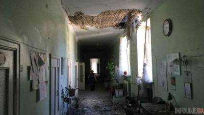 На неподконтрольной правительству Украины территории обстреляно больницу