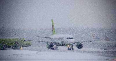 Из-за непогоды в аэропорту Харькова отменяют и задерживают рейсы