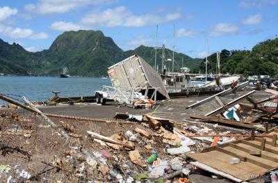 Возле побережья Фиджи произошло мощное землетрясение