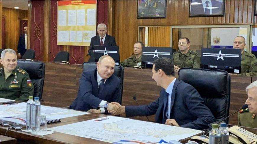 Путин примчался к Асаду и увидел мирную жизнь