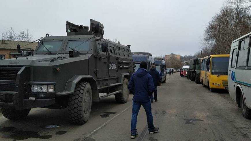Полтавские власти назвали виновных во вчерашних беспорядках в Новых Санжарах