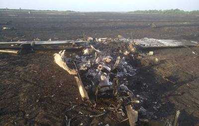Крушение самолета в Харьковской области: появились фото