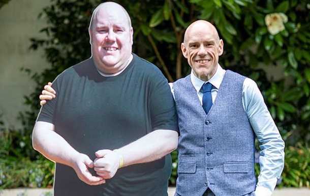 Британец вдохновил Сеть, похудев на 95 кг