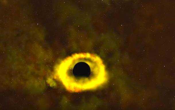 Ученые впервые рассмотрели разрыв звезды черной дырой