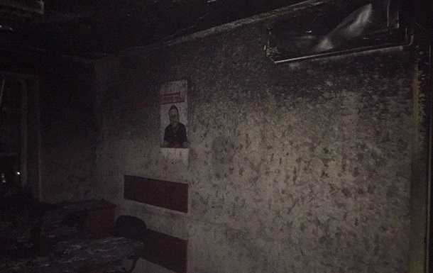 В Херсоне сожгли офис политической партии Шария