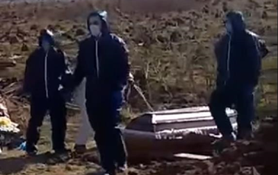 В сети показали похороны умершей от коронавируса роженицы на Прикарпатье