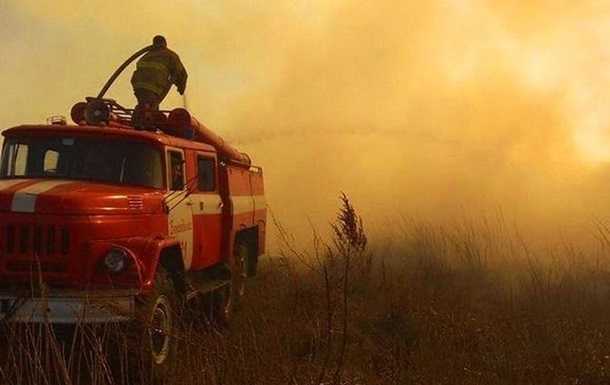 В Житомирской области вновь вспыхнул лесной пожар