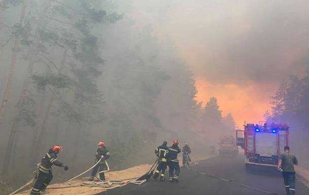Пожар на Луганщине: потушен один из очагов